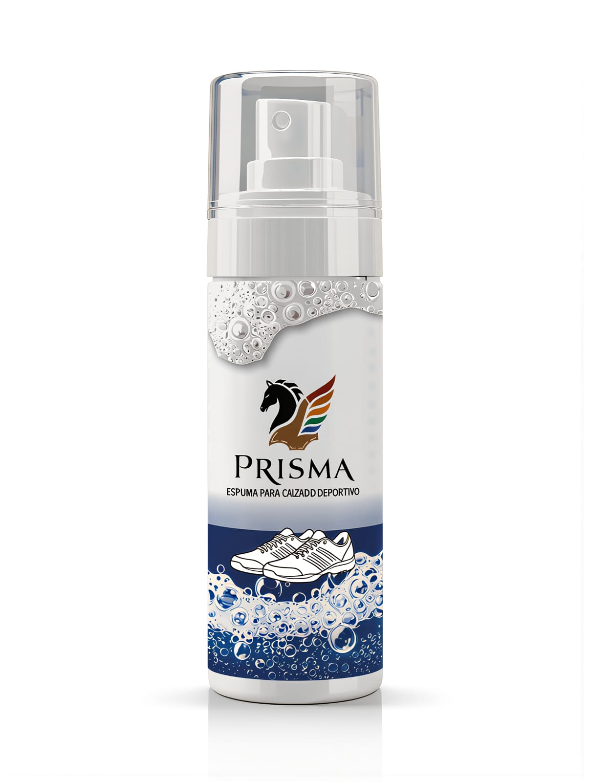 Espuma limpiadora Prisma para calzado deportivo