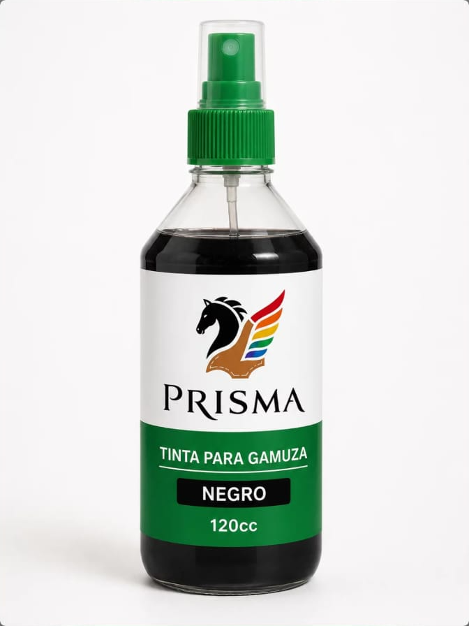 Tinta para gamuza Prisma color negro 120 cc